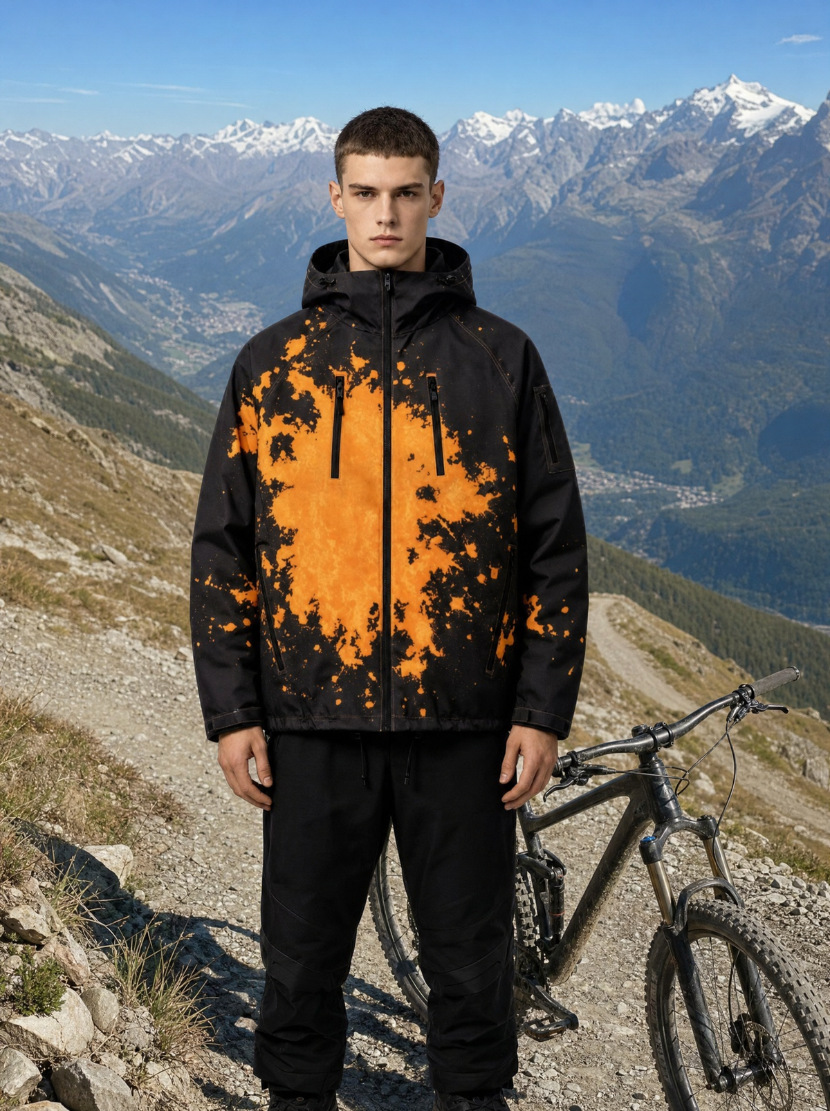 Noktra Shift jacket in Orange