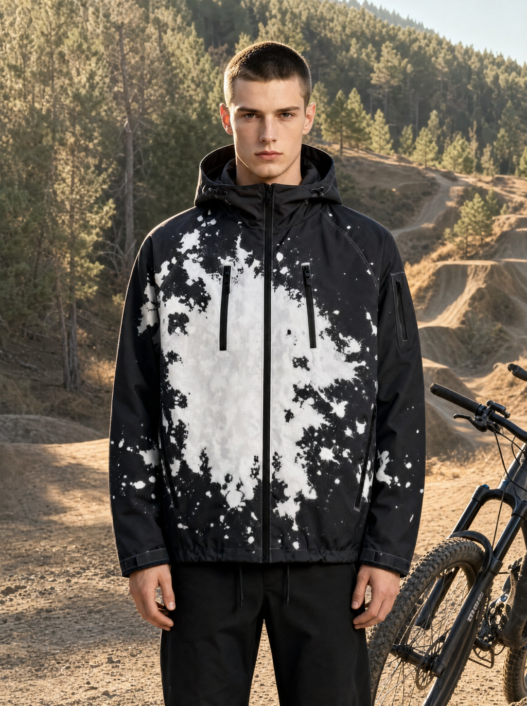 Noktra Shift jacket in White