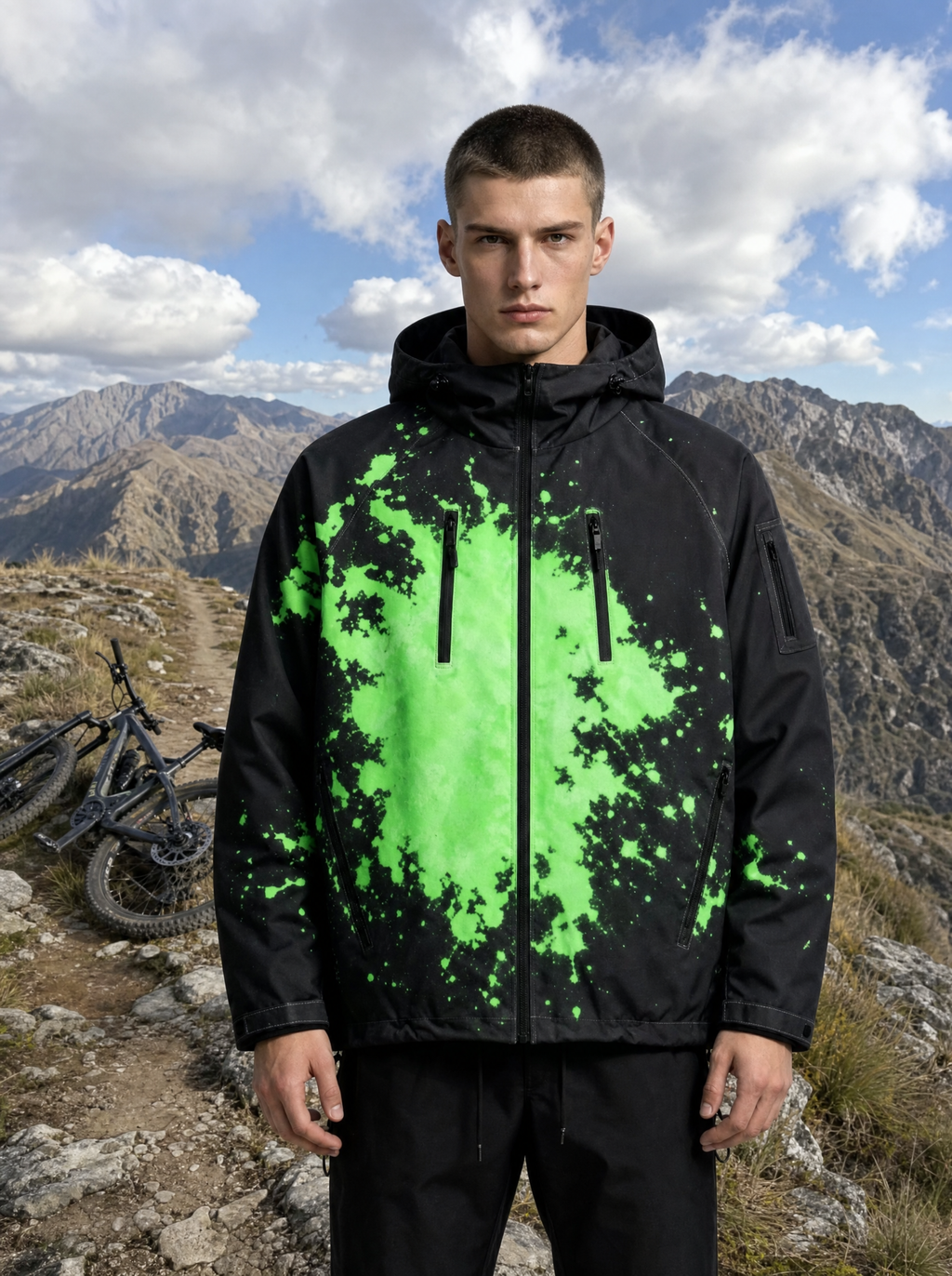 Noktra Shift jacket in Green